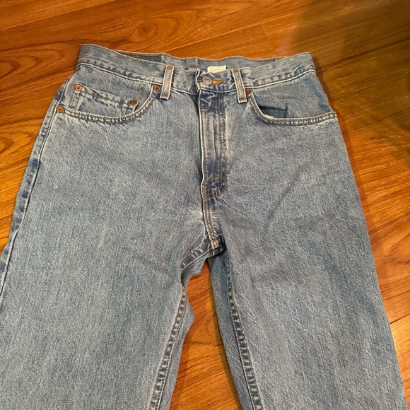 Levi's Light Blue 505 Regular Fit Jeans straight leg W31 L34 - Picture 2 of 3